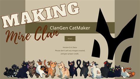It is a Life Simulation Game where you control a clan of randomly-generated <strong>cats</strong> and watch them grow. . Clangen cat maker online